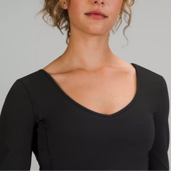 Lululemon Align Long Sleeve, Buttery Soft fabric with Lycra, Size 12/14, NWT - Picture 4 of 4